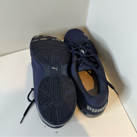 PUMA Viz Runner 191037-03 Navy Blue 7 Peacoat Quarry Athletic Shoe Running - Picture 5 of 13